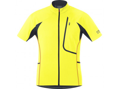 Koszulka rowerowa GOREWEAR Alp X 3.0 - żółć kadmowa/czarna