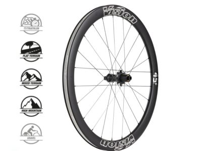 Vision Metron 45 SL Disc 28&quot; sada kolies, Silver edition, orech Shimano HG
