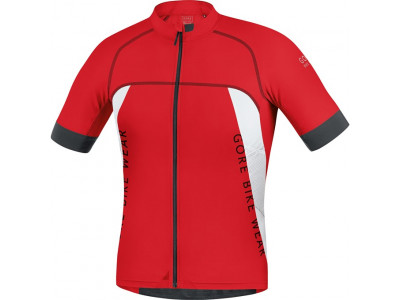 Koszulka rowerowa GOREWEAR Alp X PRO - czerwono-biała