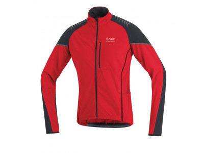Koszulka rowerowa termoaktywna GOREWEAR Alp X - czerwono-czarna