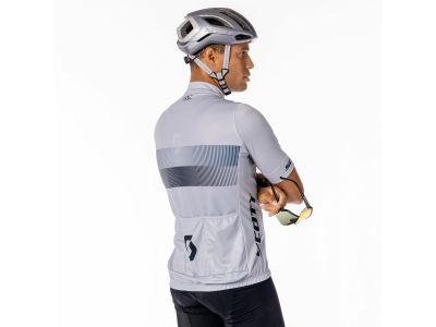 SCOTT Centric Plus prilba, rainbow white/radium yellow