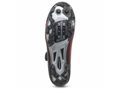 SCOTT MTB Team Boa dámske tretry, black fade/metallic red