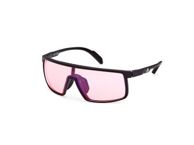 adidas Sport SP0057 Brille, Mattschwarz/Roviex Mirror