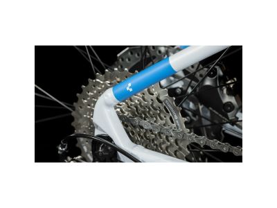 CUBE Aim SLX 29 bicykel, biela/modrá/červená