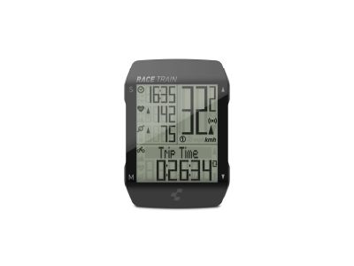 CUBE RACE TRAIN tachometer + tréningová sada, čierna