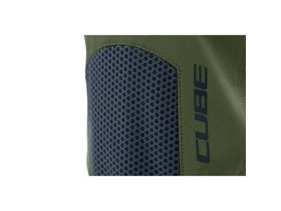 CUBE Vertex Baggy TM nohavice, olivová