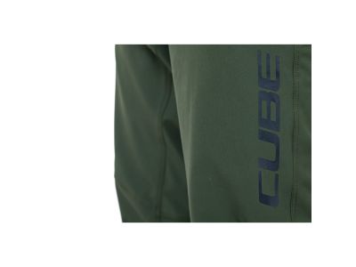 CUBE Vertex Baggy TM nohavice, olivová