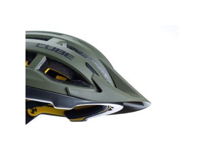 CUBE Offpath prilba, matná zelená