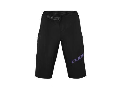 CUBE Vertex Baggy dámske kraťasy, čierna