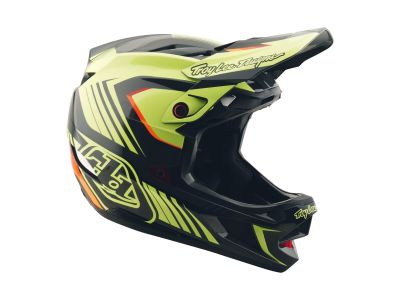 Troy Lee Designs HELMA D4 POLYACRYLITE prilba, qualifier black/yellow