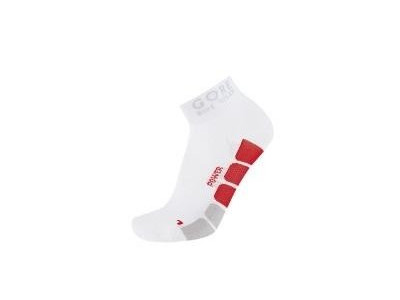 GOREWEAR Power Socks - alb/rosu