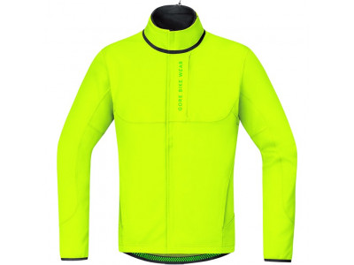 GOREWEAR Power Trail WS Soft Shell Thermo Jacket - neon žltá