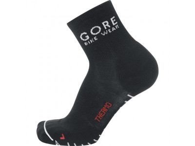 GOREWEAR Road Thermo Socks mid - negru/alb