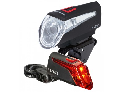 TRELOCK front and rear light LS450 / LS320 black