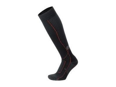 GOREWEAR Velocity Socks Comp - negru/roșu (șosete pentru genunchi)