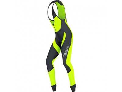 GOREWEAR Xenon 2.0 WS Soft Shell Bibtights+ pants - black/neon yellow