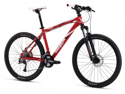 Mongoose Tyax Comp mountain bike, model 2013 red