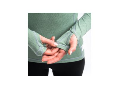 Sensor MERINO DF dámske tričko, basil green