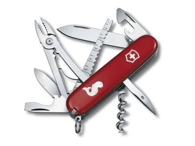 Victorinox Angler vreckový nôž, červená
