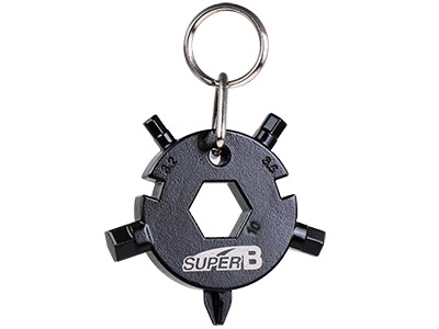 Super B TB-FD08 multifunktionaler Schlüsselanhänger 9 in 1
