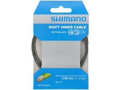 Cablu schimbător Shimano Optislick, Ø-1,2 x 2100 mm, oțel inoxidabil