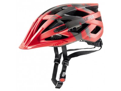 uvex I-vo CC helmet Red/Dark siler mat