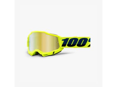 100% Accuri 2 zjazdové okuliare Yellow / Mirror Gold Lens