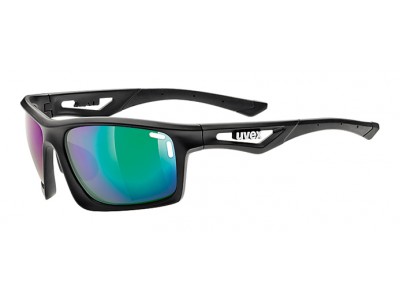 uvex Sportstyle 700 glasses Black/Mirror green