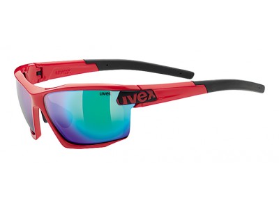 uvex Sportstyle 113 brýle Red/Mirror green
