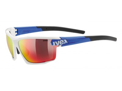 uvex Sportstyle 113 Brille Weiß, Blau/Spiegelrot