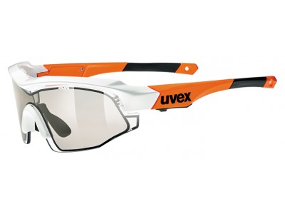 uvex Variotronic S Brille Weiß/Orange