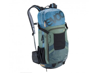 EVOC Freeride Enduro Team 16l hátizsák kék/olíva/pala
