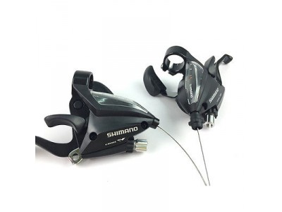 Shimano Altus ST-EF500 3x8 gear and brake levers black