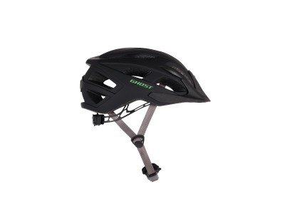 GHOST Helm Classic night black/riot green, Modell 2017