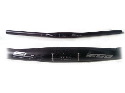 FSA SL-K Carbon Flat MTB handlebars 700 mm 9D Gray logo