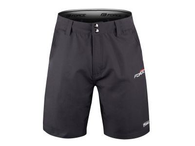 FORCE Blade MTB Shorts mit Einlage, schwarz