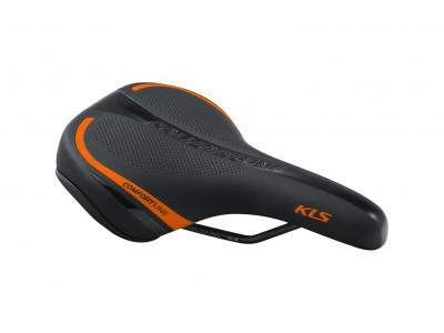 Kellys KLS COMFORTLINE saddle, 191 mm, orange
