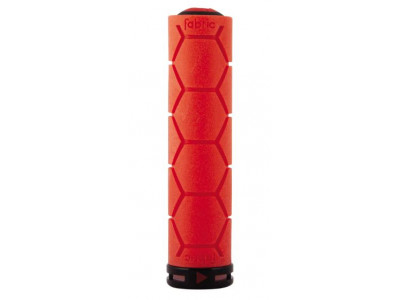 Fabric Silicone Lock On grips red