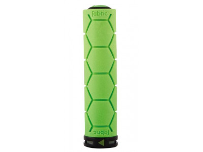 Fabric Silicone Lock On grips green