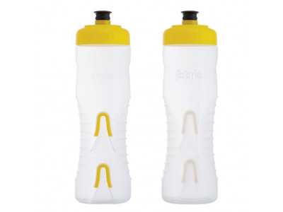 Fabric bottle 750 ml clear/yellow