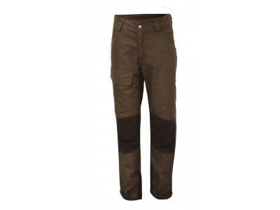 Męskie spodnie outdoorowe ASARP 2117 of Szwecja wykonane z bawełny w kolorze brązowym