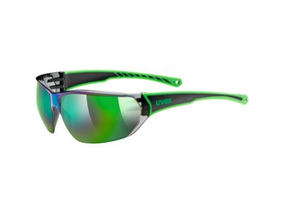 Okulary uvex Sportstyle 204, czarno-zielone