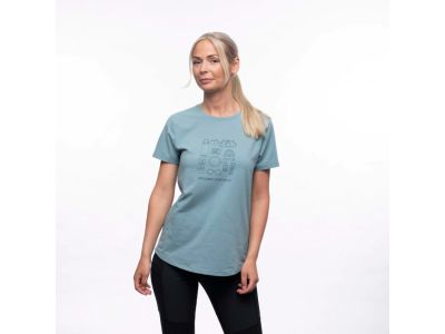 Bergans Graphic dámské tričko, modrá