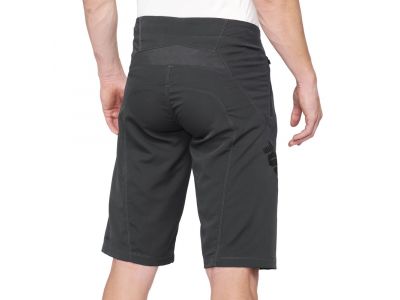 100% Airmatic shorts, charcoal