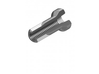 DT Swiss Hidden ALU Pro Lock nipl 2.0x12 mm stříbrný