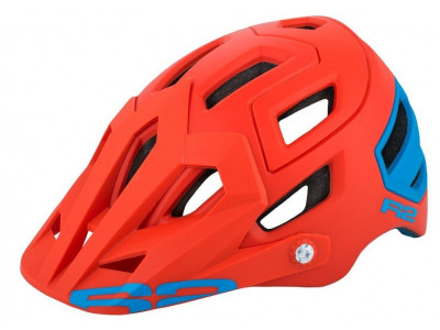 R2 Trail MTB helmet, orange/blue