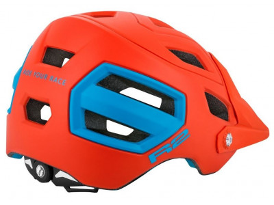R2 Trail MTB helmet, orange/blue