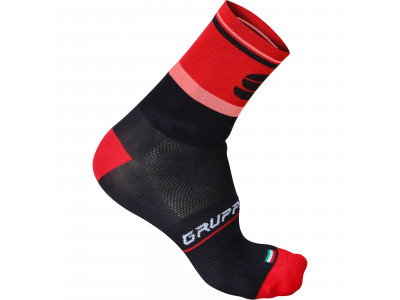 Sportful Gruppetto Pro 12 ponožky černé/červené