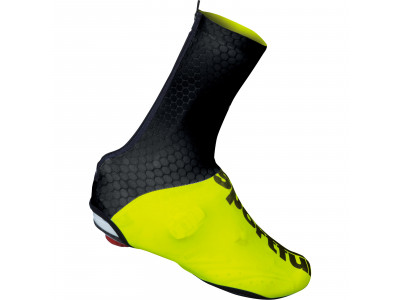 Huse Sportful Lycra pentru Pantofi negru/galben fluo