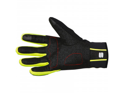 Sportful SottoZero rukavice, čierna/žltá